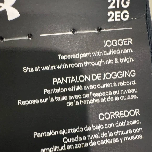 Under Armour Sportsyle Tricot Joggers Black Sweatpants Men's XXL $59.90 - Picture 10 of 11